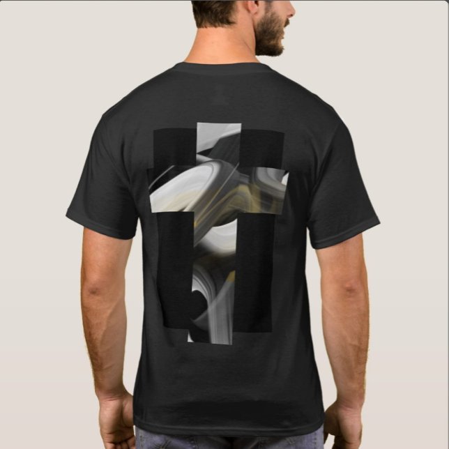 Camiseta com Impressão nas Costas Tendência Abstra (Criador carregado)