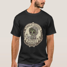 Camiseta com Insígnia Personalizável 'Morto por De
