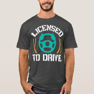 Camiseta Com Licença Para Conduzir