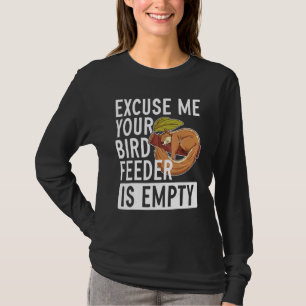 Camiseta Com Licença, Seu Alimentador De Ave Está Vazio
