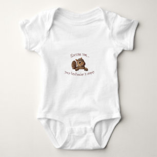 Camiseta Com licença...seu alimentador de pássaros está 
