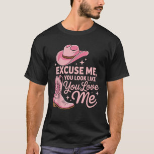 Camiseta Com Licença, Você Parece Que Me Ama Calçados De Co