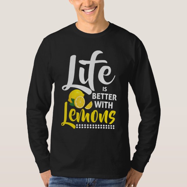 Camiseta Com Limões  Suco de Limão  Limonada (Frente)