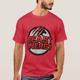 Camiseta com Logo da Beast Energy Gym