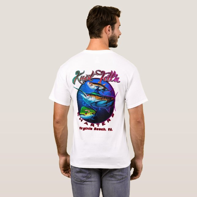 Camiseta com Logo de Rip Art da Knot Telln Charter (Parte Traseira Completa)