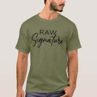 Camiseta com Logotipo Artístico de Assinatura Brut