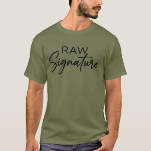 Camiseta com Logotipo Artístico de Assinatura Brut
