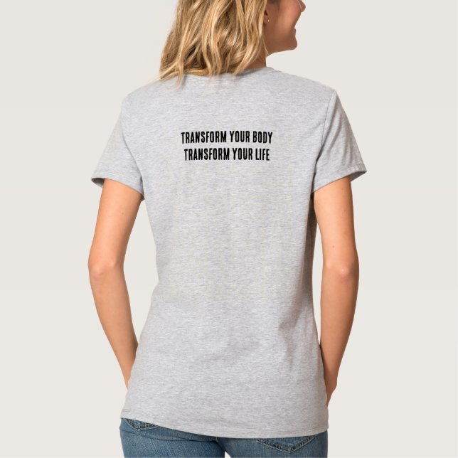 Camiseta com Logotipo da Assinatura de Treinamento (Verso)