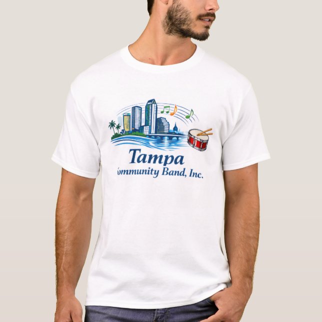 Camiseta com Logotipo da TCB Percussion (Frente)