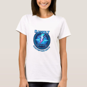 Camiseta com Logotipo de DJ Lightning de Alta Tens