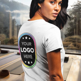 Camiseta com Logotipo de Empresa Feminina - Estamp