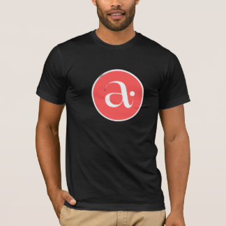 Camiseta com Logotipo de Monograma de Letra Minima