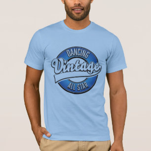 Camiseta com logotipo de todas as estrelas vintage