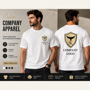 Camiseta com Logotipo Personalizado da Empresa   N
