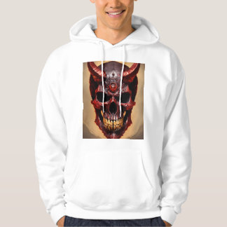Camiseta com Mascote de Banda de Death Metal Ameaç