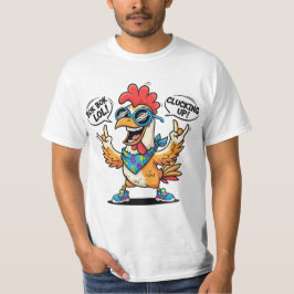 Camiseta com Mascote de Frango Engraçado – Cartoon