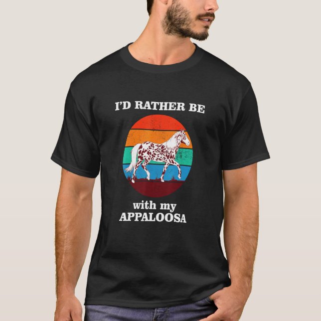 Camiseta Com Meu Cavalo Appaloosa (Frente)