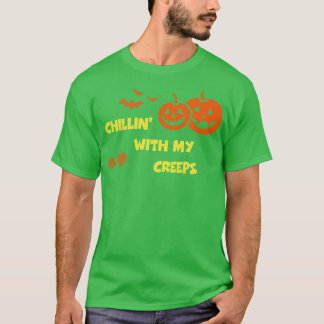 Camiseta Com Meu Creeps Dia de as Bruxas engraçado Party Te