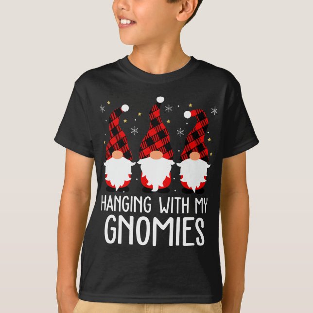 Camiseta Com Meu Dia de os namorados Gnomies Matc (Frente)