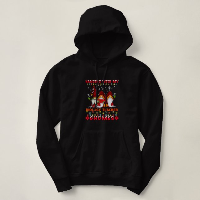 Camiseta Com Meu Professor De Biologia Gnomos Feios Xmas M (Frente do Design)