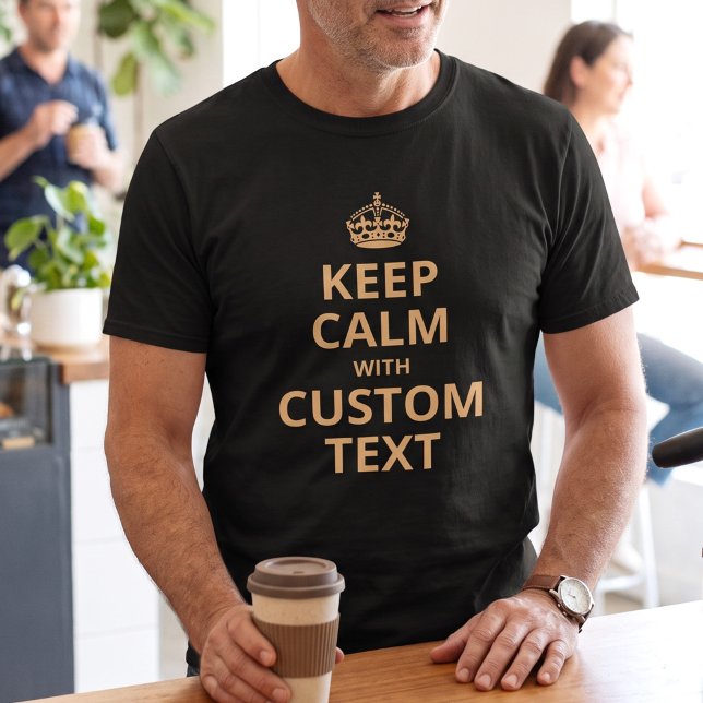 Camiseta com modelo de citação personalizada Keep  (Criador carregado)