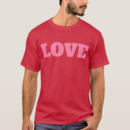 Camiseta com monograma "LOVE"