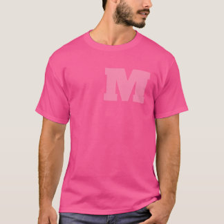 Camiseta com monograma "m"