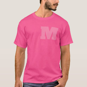 Camiseta com monograma "m"