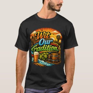 Camiseta Com Nossa Tradição Patrimônio Ousado