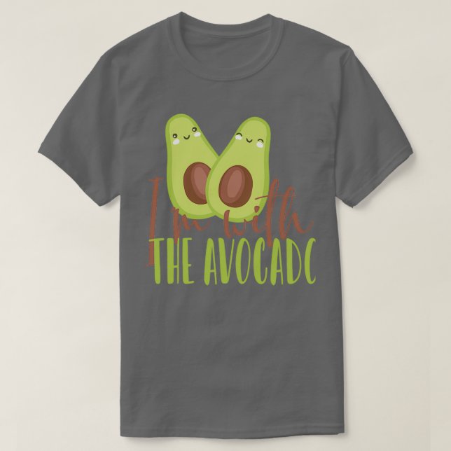 Camiseta com o abacate t 2 (Frente do Design)