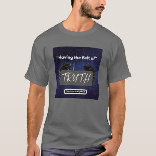 Camiseta Com o Cinturão da Verdade - Cinzas de Med de Peque