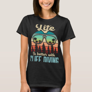 Camiseta Com o Cliff Merge Watersport Tombstoning