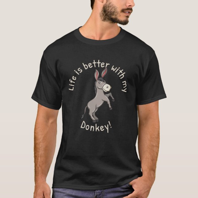 Camiseta com o meu Donkey 1 (Frente)
