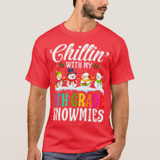Camiseta Com O Meu Professor De Neve Do 4º Grau Xmas Gi