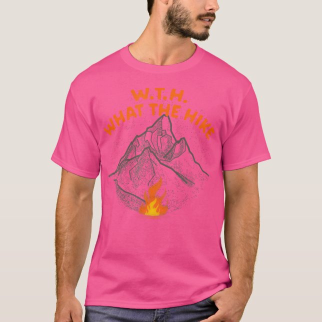 Camiseta Com O Que A Cúpula De Caminho De Montanha Hiker Fo (Frente)