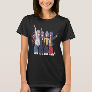Camiseta com o Sinal de Paz do Esquadrão de Garota