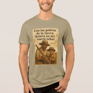 Camiseta Com os pobres da Terra