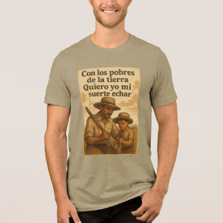 Camiseta Com os pobres da Terra