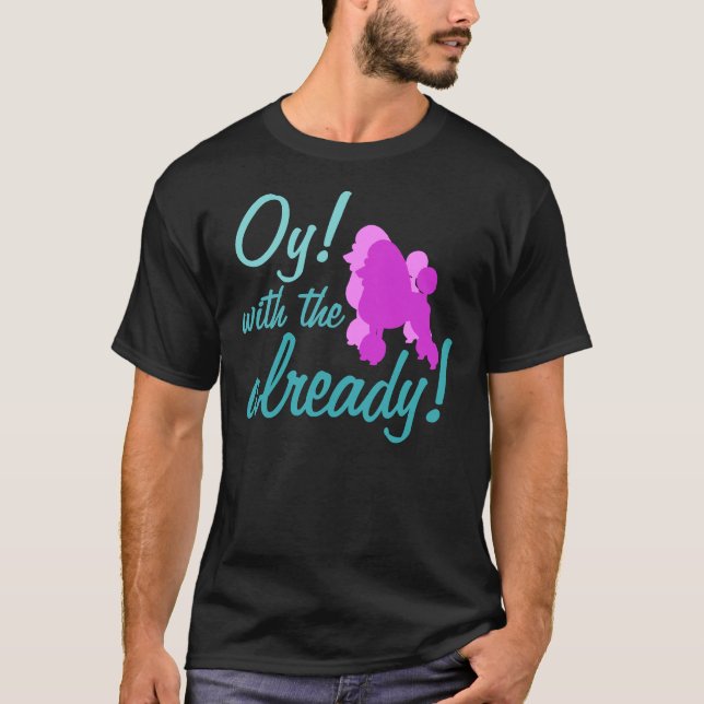 Camiseta Com Os Poodles Já! Scoop Enferlado (Frente)