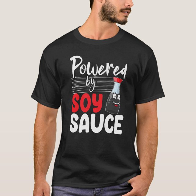 Camiseta Com Poder de Molho de Soja Mulheres Molho Amam Foo (Frente)