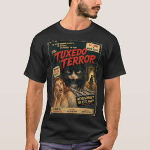 Camiseta com pôster de terror de filme de terror T