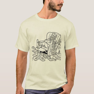 Camiseta com Pun Yoga de Desenho Animado Retro "Re