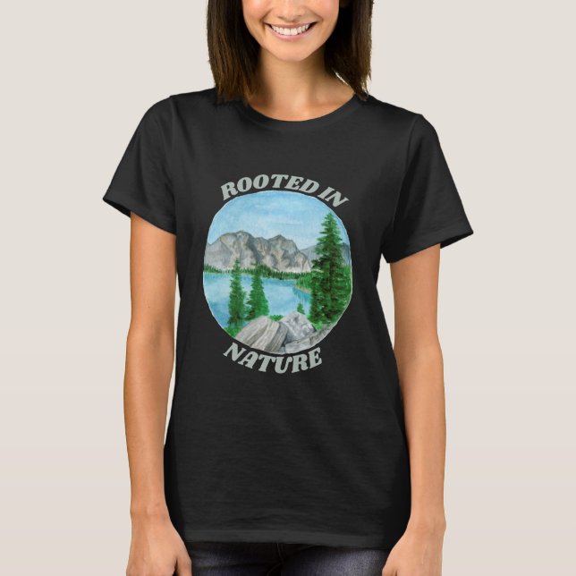 Camiseta Com Raiz No Nature Forest Explorer (Frente)