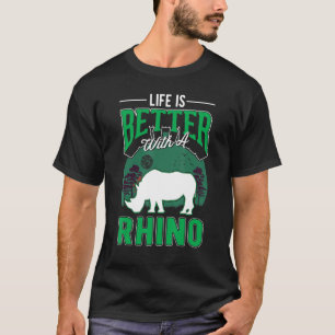 Camiseta com Rinoceronte Rinoceronte
