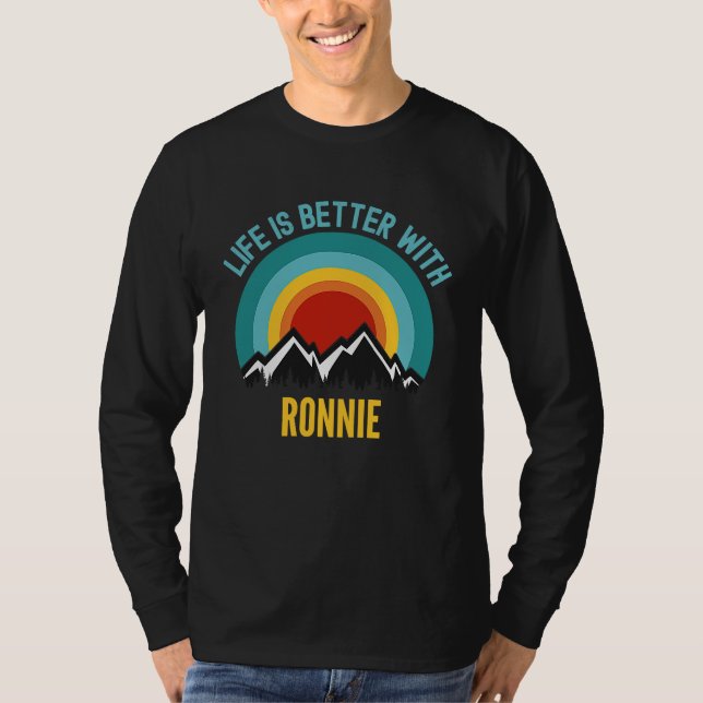 Camiseta Com Ronnie namorando Ronnie (Frente)