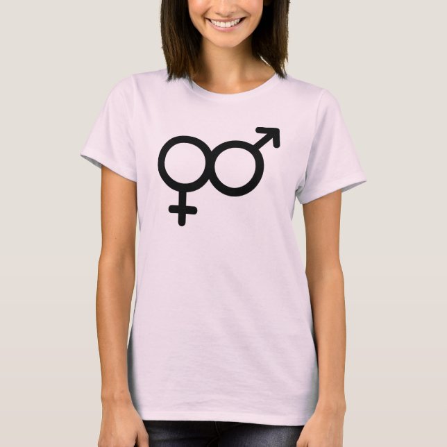 Camiseta com Símbolo da Bandeira GENDERFLUID (Frente)
