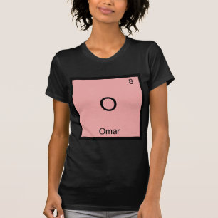 Camiseta com símbolo do elemento químico engraçado