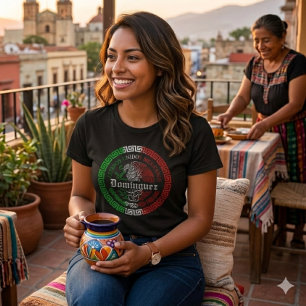Camiseta com sobrenome Domínguez