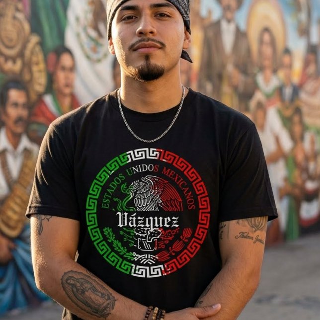 Camiseta com Sobrenome Vázquez (Vázquez Last name T-shirt )