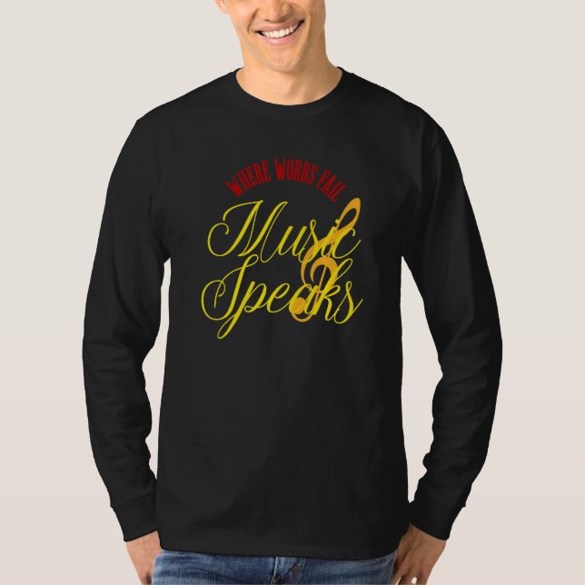 Camiseta Com Tema Musical (Frente)